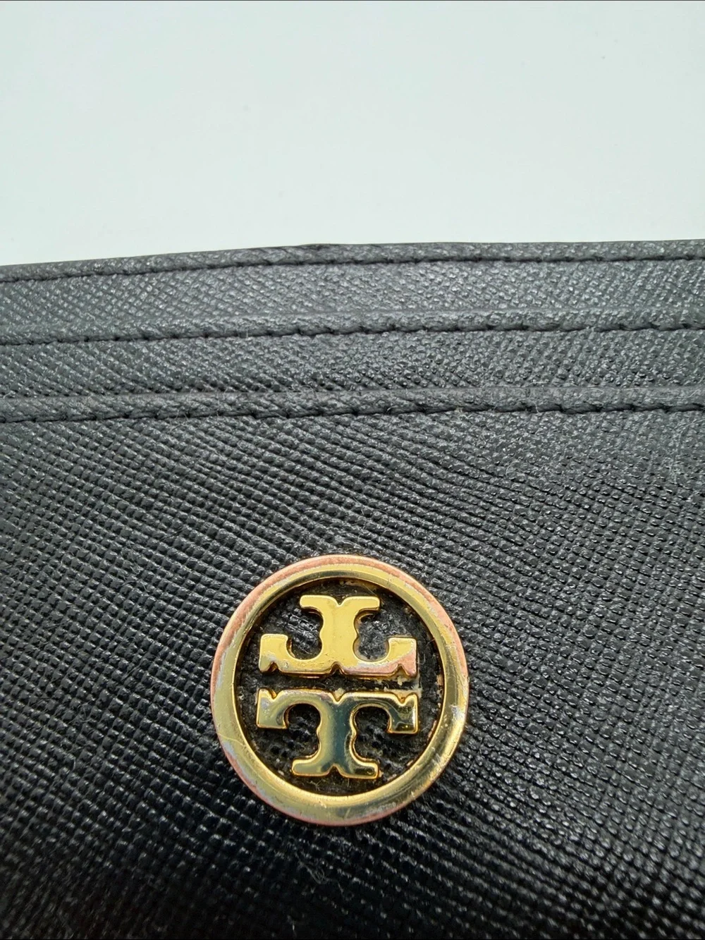 Vintage Tory Burch Robinson  Black Credit Card Case
